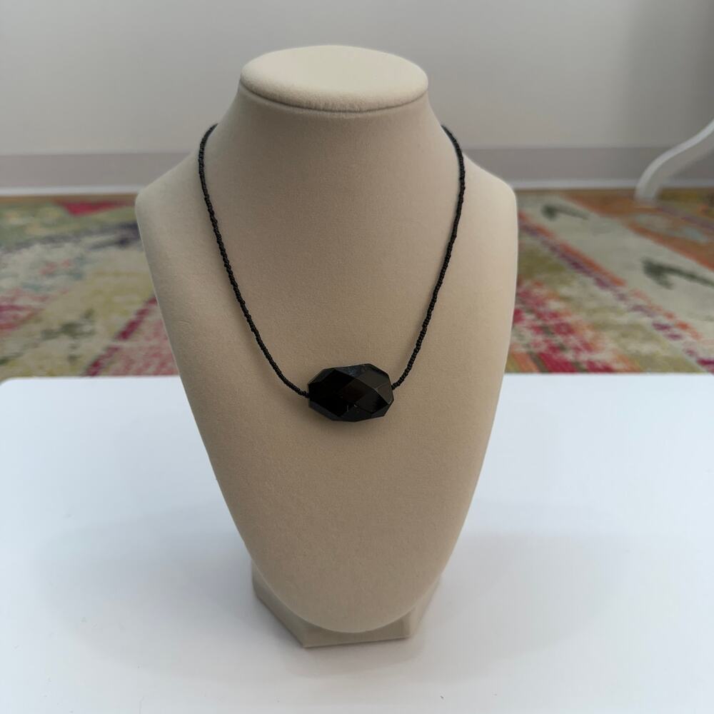 White House Black Market Black Statement Necklace